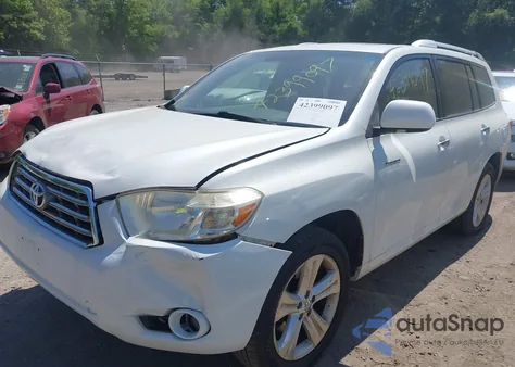 2008 Toyota Highlander Limited from USA, damaged, VIN JTEES42A482044432